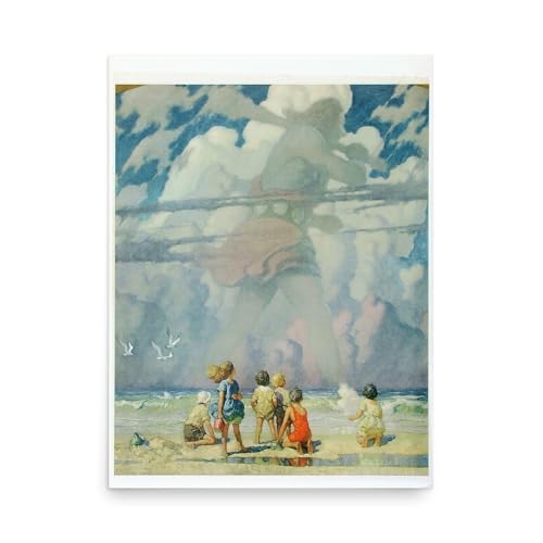 The Giant 1923 Poster Print by N C Wyeth Classic Illustration Wall Art Vintage Style Decor - 18x24 inches
