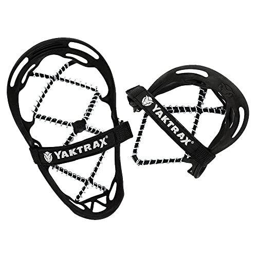 Crampons pour verglas Yaktrax Pro XL pour éviter les glissades sur les trottoirs gelés