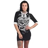 QUALITÄT: Superelastischer Mix mit bester Baumwolle sowie hochwertige Prints zeichnen unsere T-Shirt Kleider aus. Das bedeutet lange Haltbarkeit für deine neue Alltagsgarderobe.