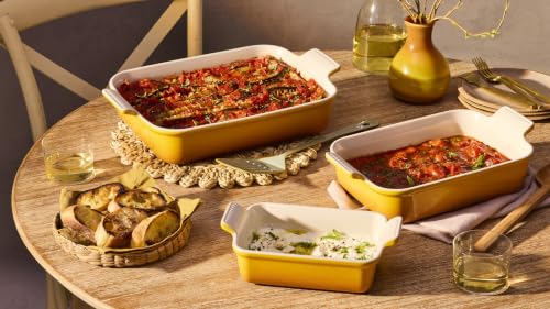 Image of Le Creuset Stoneware Heritage Rectangular Baking Dish, 3 pc., Nectar