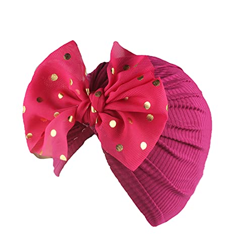 Chapeau bowknot bandeau bébé solide accessoires chapeau floral vêtements bébé soins, Rose, taille unique