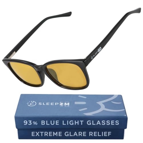Image of Sleep ZM Blue Light Blocking & Light Sensitivity Glasses - 14 Lens Types for Comfort, Relaxation, Sleep & Relief
