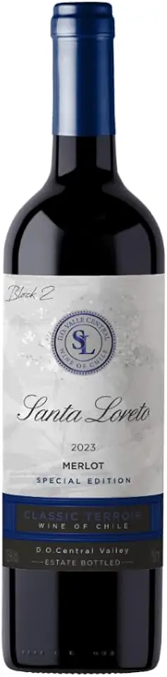 Vinho Fino Tinto Chileno Santa Loreto Varietal Merlot 750ml