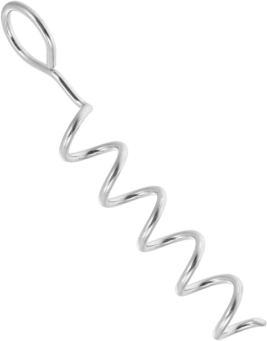 Heavy Duty Spiral Dog Tie Out Stake Ground Anchor for Outdoor Use for Camping Hiking and Portable and Reusable Pet Stake for Dogs