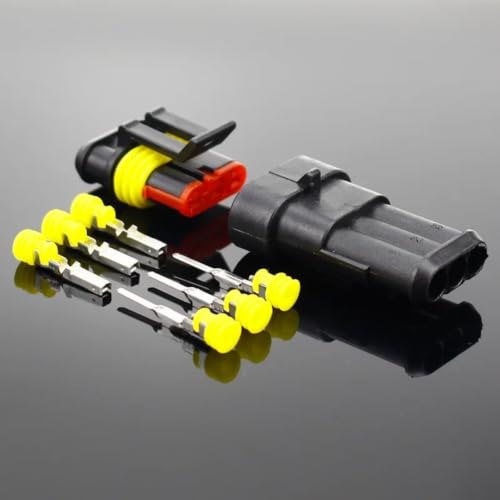 Conector de cable resistente al agua 2PIN con 5 sets para evitar cortos 6