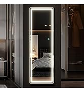 Amazon.co.jp: LVSOMT 全身鏡 160×40cm 壁掛け スタンドミラー 2Way
