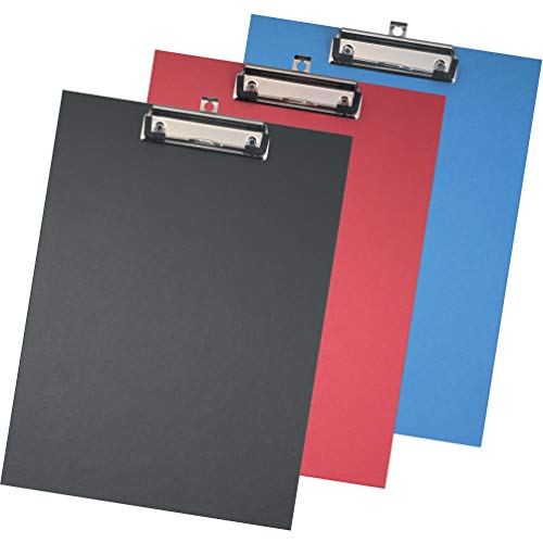 Original Falken Environmental Clipboard Eco. Made in Germany. With sturdy cardboard core and coloured paper cover on the outside for DIN A4 blue Blue Angel ideal for stocktaking and inventory management. - Image 2