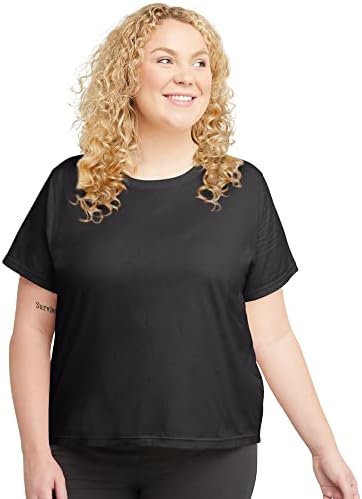 Hanes Women's Originals Cotton T-Shirt, Classic Crewneck Women's Tee, Plus Size Available