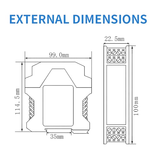 Conditionneur de signal de détection PLC anti-interférence 4-20 mA - 5
