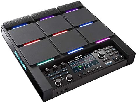 Alesis Strike Multipad | 9-Trigger Percussion Pad with RGB Backlighting, On-Board 2-In/2-Out Soundcard and Radiant 4.3-Inch Display