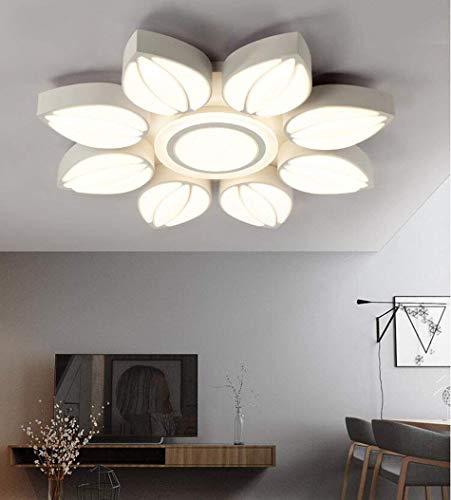 Preisvergleich Produktbild DLC Lampenlicht, Deckenleuchten, Kronleuchter, Geometrie-Led-Lampen Decke, Kreative Ehe Schlafzimmer Acryl Dekor Lampen Und Laternen Studienhaus Kinder 8 Lichter + 1 Kopf 79,5 79,5 * * 9 cm Sauger 39