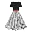 White and Black Polka Dots