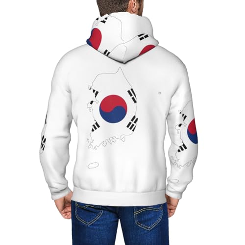 Sweat à capuche zippé Corée en polyester doux thermique et résistant