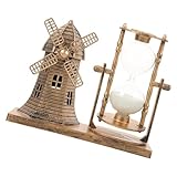 Mini-phares décoratifs : ces horloges à sable simples et délicates sont compactes, légères et peu encombrantes sur un bureau