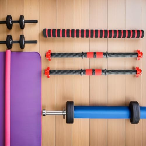 Connecteur pour haltère en acier STOBAZA barre de connexion avec écrous pour musculation