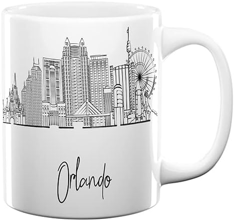 Vista 62 de TJ Originals - Taza de viaje de acero inoxidable Florida con asa, vaso aislado con tapa de vino de Florida, tazas de café negro Florida, taza