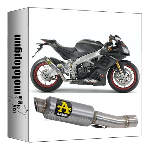 Pot Arrow 71520GP d'échappement approuvé en titane pour moto Aprilia RSV4 RR