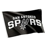 Desert Cactus San Antonio Spurs Flag NBA 100% Polyester Indoor Outdoor 3x5 feet National Basketball Association Team Flags (Flag #2)