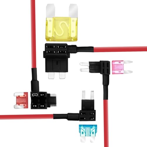 8pcs High Quality Car Circuit Fuse Tap Set for Hardwire Kit Cable HK3 HK4 HK3-C HK5 - ATO, Mini, Micro2, Mini Adapter/Holder Included - Image 6