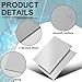 Yaocom 2 Pcs 16 Gauge Mild Metal Steel Sheet Plate Weldable Carbon Cold Panels Square Rolled for Outside Industrial DIY Weld Accessories, Easy Formability Smooth Surface (16 x 12 Inch)