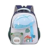 Deutet - Mochila infantil para niños y niñas, resistente para libros escolares, mochila de viaje ligera para niños pequeños, preescolares y niños, azul, Talla única