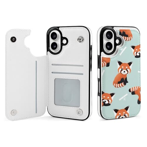 ���킢�� ���b�T�[�p���_ iPhone 16 �P�[�X �蒠�^ �_�b�t�B�[ �V�F���[���C �X�e�����[ �A�j�� �S�@��Ή� �J�[�h���[ �X�}�z�P�[�X ���z�^ �J�o�[ �g�уP�[�X ������� �S�ʕی� Pu���U�[ �X�^���h�@�\ ���� �v���[���g