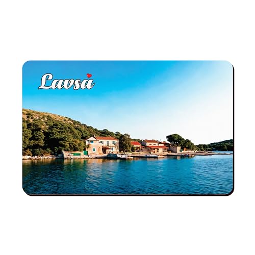 Image of Elegant Fridge Magnet with Themes |Rectangular Size Refrigerator Magnet with Magnetic Rubber Back | Pack of 1, 8.6cm X 5.4cm (Lavsa)