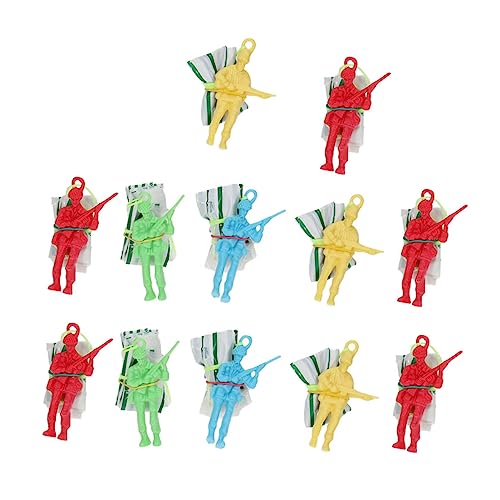 KESYOO 12Pcs Parachute Soldiers for Flying Outdoor Playthings for Parties and Group Activities