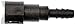 Dorman 800-080.5 5 Fuel Line Quick Connectors- Adapts 5/16 In Steel To 5/16 In. Nylon Tubing, 5 Pack