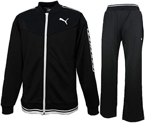 Amazon プーマ ジャージ 上下 ジュニア トレーニングウェア 女の子 01 ブラック 吸汗速乾 Puma ガールズ 140 アクティブウェア 通販