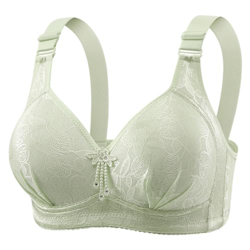 Soutien-Gorge Push-up en Dentelle sans Armatures Confortable Rose