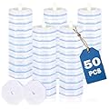 50 Count Disposable Toilet Wand Refills, 5X Cleaning Power Scrubber Refill, Bathroom Cleaning Supplies, No Falling Apart, Fresh Fragrance