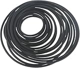 Universal-Kassettenband, 1,5 mm, Schwarz, 20 Stück, für Reparatur, Wartung, Kassettenriemen-Ersatz, runde Banddecks, Stereo-System-Komponenten, CD-Tuner