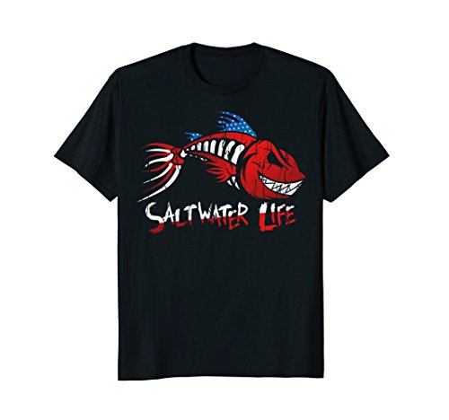 Saltwater Life T-shirt Fisherman Fishing Shirts