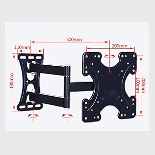 Support mural TV télescopique orientable pour supprimer les reflets - 2