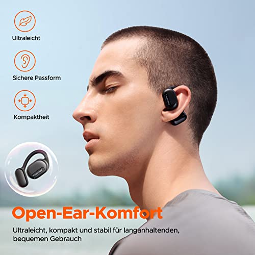 truefree O1 Open Ear Bluetooth 5.3 Kopfhörer, kabellose Ohrhörer mit dynamischen 16,2mm Audiotreibern, ENC, immersiver Stereoklang, 4 Mikrofone, 45 Stunden Spielzeit für Sport Workout Gaming – Bild 3