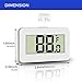 Mini Refrigerator Fridge 2 Pack Digital Freezer Thermometer Waterproof Room Thermometer with Hook, Large LCD Display