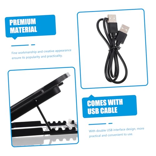 Support refroidissement PC portable surélevé ventilateur silencieux