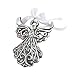 Fashioncraft Antique Finish Shimmering Angel Ornament - 1
