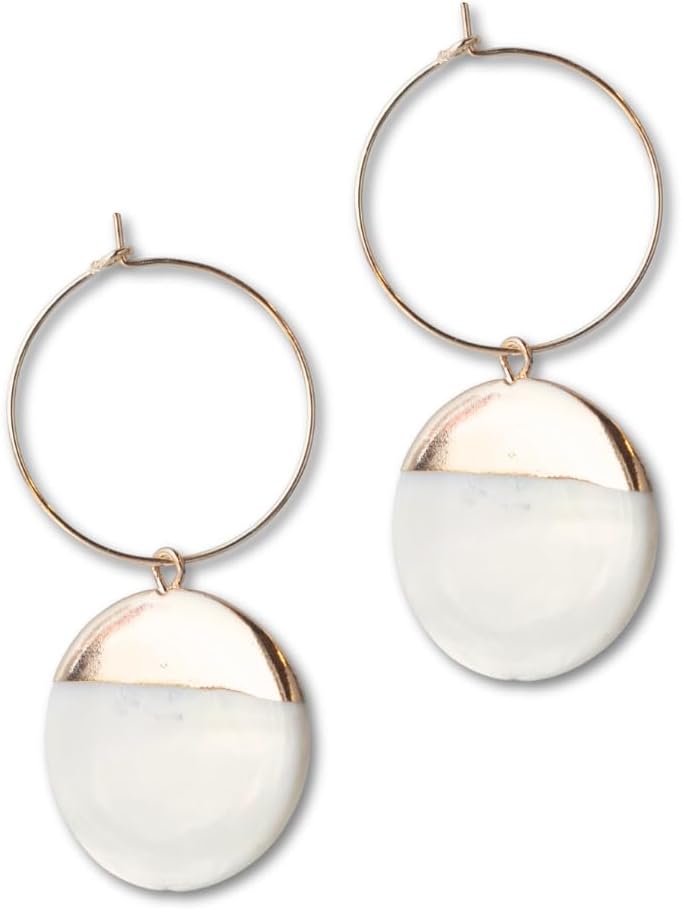 Lenny & Eva Intentions Natural Shell & Pearl Earrings