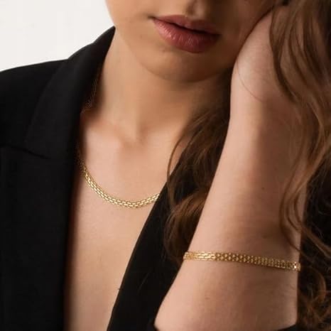 Amor Luxury Gouden damesarmband, 925 zilver/585 verguld, Italiaanse armband, verguld, damessieraden, cadeau voor Kerstmis, verjaardag, 19 cm, leer, geen edelsteen, email Stof Emaille Stof zilver