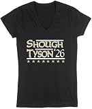 BarleyCone Tyler Shough Jordyn Tyson New Orleans 2026 Ladies V-Neck Shirt T-Shirt Adult Large Black