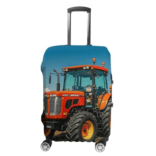Travel Luggage Cover Elastic Suitcase Protector Anti-Scratch Washable Company Farm Tractors Luggage Sleeve Tsa Approved Carry on Covers Baggage Cover Fits 18-32 Inch Luggages