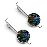 GoasNei 2-Piece Peacock Tie Clips