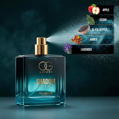 Image of OG Luxury India's Strongest Shadow Intense Extrait De Perfume for man, Premium & Long-Lasting Scent, luxury perfume for Special Occasions & Gifting, 100ML