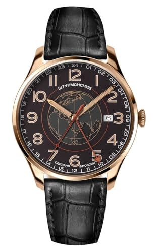Montre Homme Sturmanskie Sputnik GMT Cadran Lumineux Cadeau