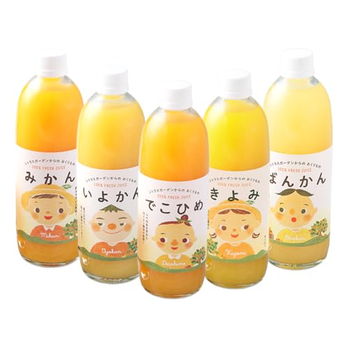 マルワフルーツ柑橘アソート 100%ストレート果汁ジュース (1本500ml) 愛媛県 西予市 (10本(5種))