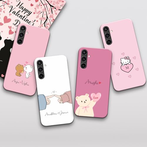 Image of COLORflow Back Cover Compatible with Samsung Galaxy S23 FE 5G | Vibe Valentine Love Customized Back Cover Compatible with Samsung Galaxy S23 FE 5G