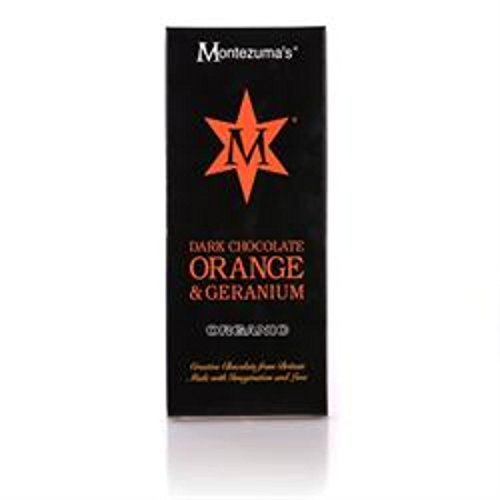 Montezuma's Organic Dark Chocolate with Orange & Geranium 100G