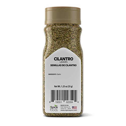 Ispice Premium Full-Flavored Cilantro Leaves (Coriander Leaves)| Pure And Fresh, Aromatic |Essential Kitchen Herbs |1.3 Oz (36G) #TOP1